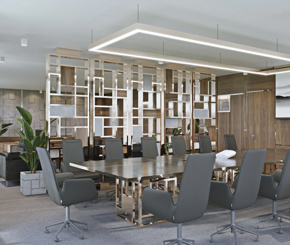 Espace de bureau moderne et collaboratif à Agadir